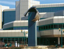 art public : Monument pour une feuille (Québec, 1991)