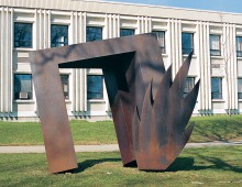 art public : Table/Flamme (Québec, 1990)